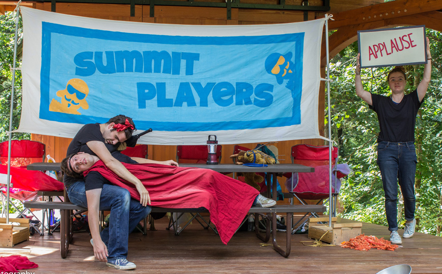 A scene from last summer's Summit Players production of Shakespeare in the Park.
