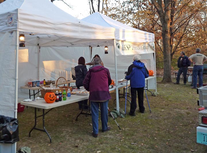 At many events, friends groups--like the Friends of Lake Kegonsa--sell refreshments as a fundraiser for the property.